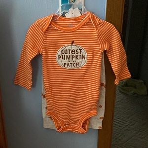 Just one you by Carters Infant 6 Month Halloween outfit. Onesies and pants.